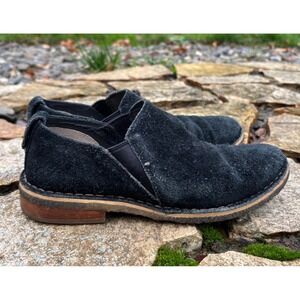 UGG Australia Camellia Suede Loafers Women's Size 6.5 Slip-On Fur Lined Shoes